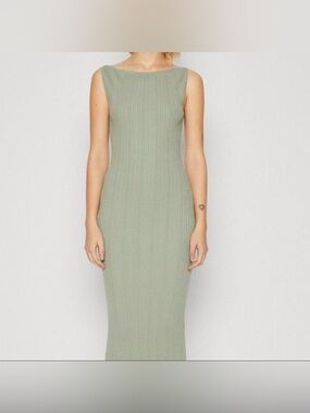 open lace back dress NYLAND Marianne Pleated Midi Dress Rouge Blush / S